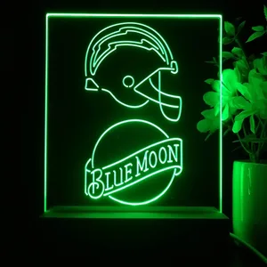Los Angeles Chargers Blue Moon LED Desk Light