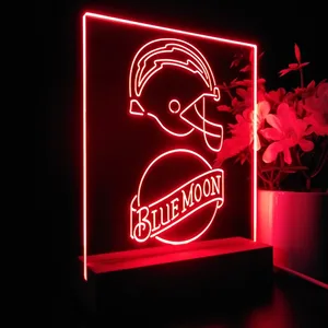 Los Angeles Chargers Blue Moon LED Desk Light