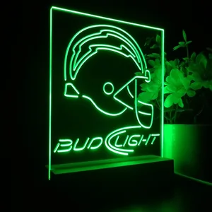 Los Angeles Chargers Bud Light LED Desk Light