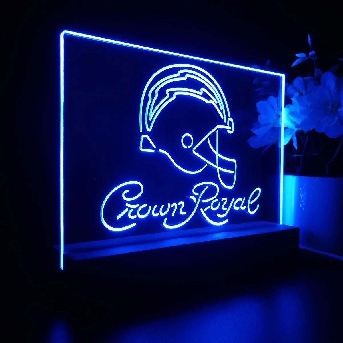 Los Angeles Chargers Crown Royal LED Desk Light
