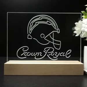 Los Angeles Chargers Crown Royal LED Desk Light