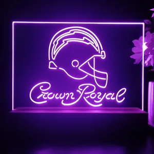 Los Angeles Chargers Crown Royal LED Desk Light