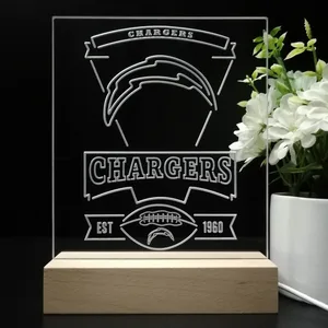 Los Angeles Chargers EST 1960 LED Desk Light