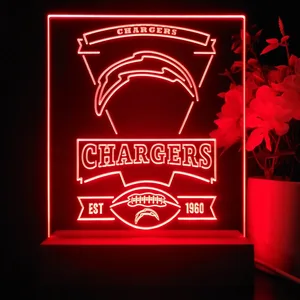 Los Angeles Chargers EST 1960 LED Desk Light