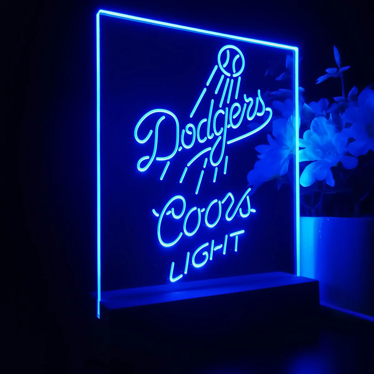 Los Angeles Dodgers Coors Light LED Desk Light