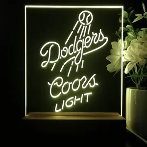 Los Angeles Dodgers Coors Light LED Desk Light