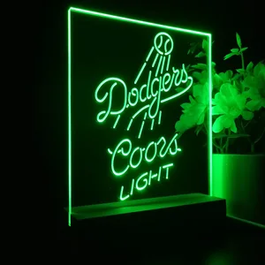Los Angeles Dodgers Coors Light LED Desk Light