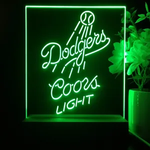 Los Angeles Dodgers Coors Light LED Desk Light