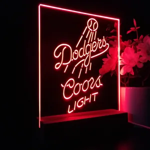 Los Angeles Dodgers Coors Light LED Desk Light
