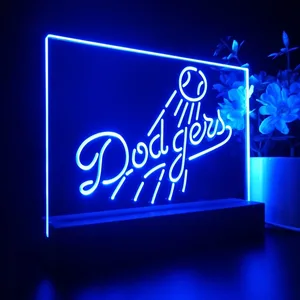 Los Angeles Dodgers Logo 1 LED Desk Light