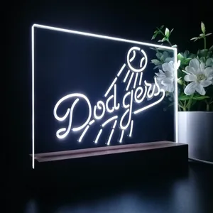 Los Angeles Dodgers Logo 1 LED Desk Light