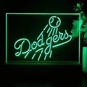 Los Angeles Dodgers Logo 1 LED Desk Light