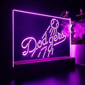 Los Angeles Dodgers Logo 1 LED Desk Light