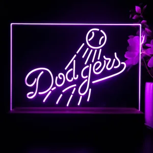 Los Angeles Dodgers Logo 1 LED Desk Light