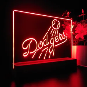 Los Angeles Dodgers Logo 1 LED Desk Light