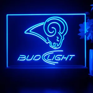 Los Angeles Rams Bud Light LED Desk Light