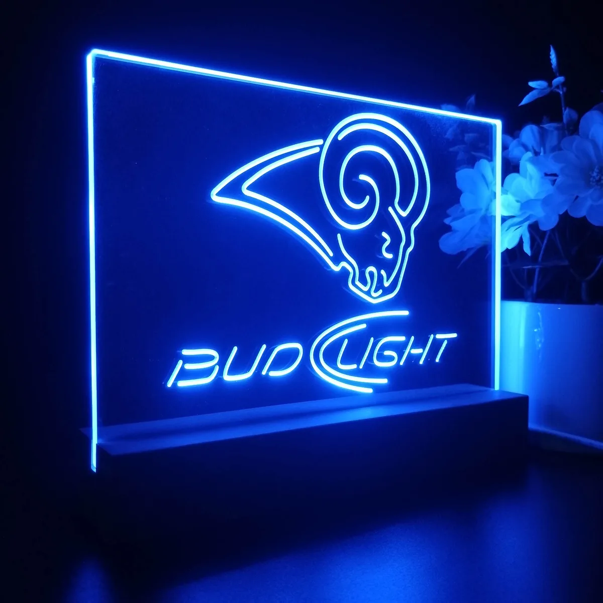 Los Angeles Rams Bud Light LED Desk Light