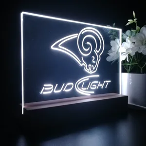 Los Angeles Rams Bud Light LED Desk Light