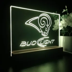 Los Angeles Rams Bud Light LED Desk Light