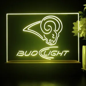 Los Angeles Rams Bud Light LED Desk Light