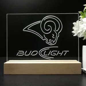 Los Angeles Rams Bud Light LED Desk Light