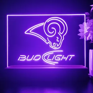 Los Angeles Rams Bud Light LED Desk Light