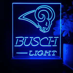 Los Angeles Rams Busch Light LED Desk Light