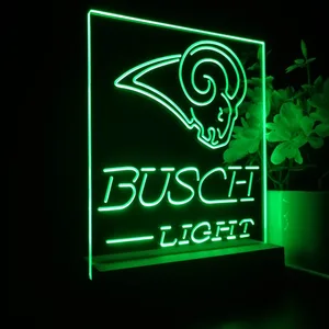 Los Angeles Rams Busch Light LED Desk Light