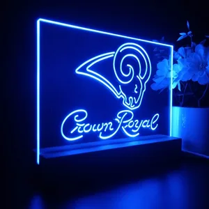 Los Angeles Rams Crown Royal LED Desk Light - Legacy Edition