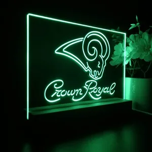 Los Angeles Rams Crown Royal LED Desk Light - Legacy Edition