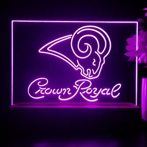 Los Angeles Rams Crown Royal LED Desk Light - Legacy Edition
