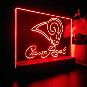 Los Angeles Rams Crown Royal LED Desk Light - Legacy Edition
