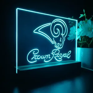 Los Angeles Rams Crown Royal LED Desk Light - Legacy Edition