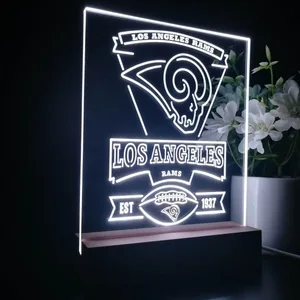 Los Angeles Rams EST 1937 LED Desk Light