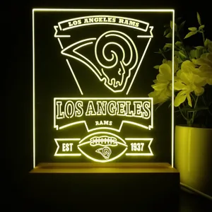 Los Angeles Rams EST 1937 LED Desk Light