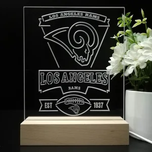 Los Angeles Rams EST 1937 LED Desk Light