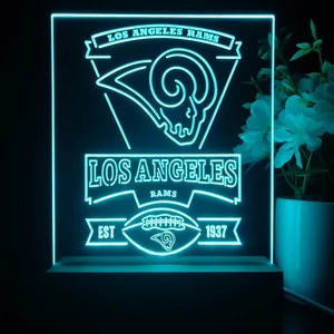 Los Angeles Rams EST 1937 LED Desk Light