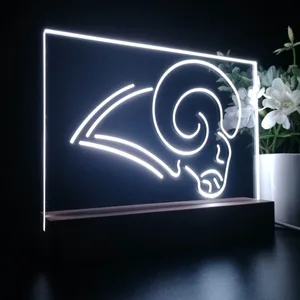 Los Angeles Rams Logo LED Desk Light - Legacy Edition
