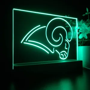 Los Angeles Rams Logo LED Desk Light - Legacy Edition