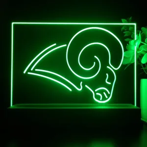 Los Angeles Rams Logo LED Desk Light - Legacy Edition