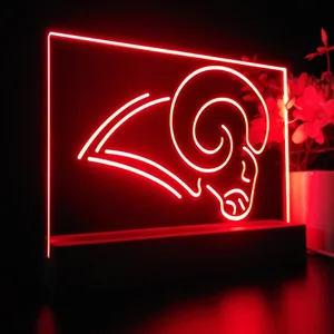 Los Angeles Rams Logo LED Desk Light - Legacy Edition