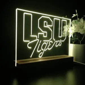 LSU Tigers Logo 2 LED Desk Light - Legacy Edition