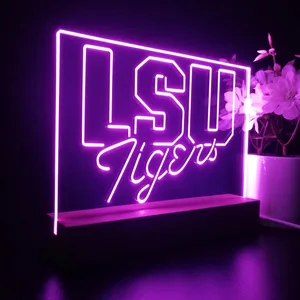 LSU Tigers Logo 2 LED Desk Light - Legacy Edition