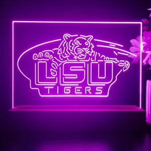 LSU Tigers Logo LED Desk Light - Legacy Edition
