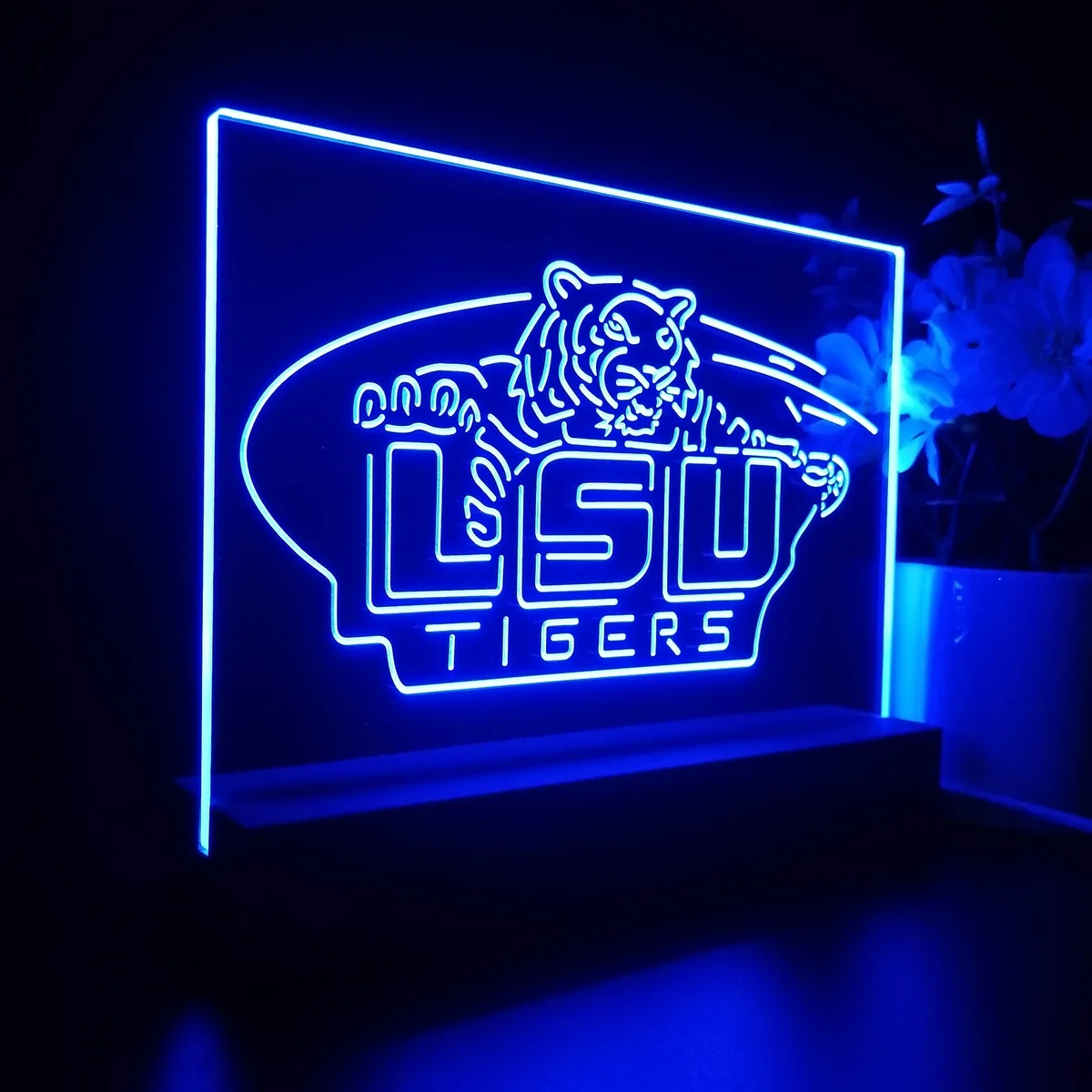 LSU Tigers Logo LED Desk Light - Legacy Edition