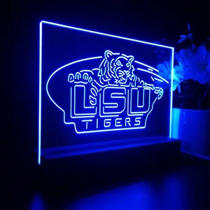 LSU Tigers Logo LED Desk Light - Legacy Edition
