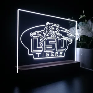 LSU Tigers Logo LED Desk Light - Legacy Edition