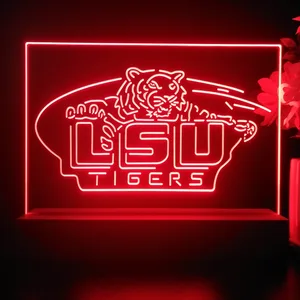 LSU Tigers Logo LED Desk Light - Legacy Edition
