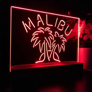 Malibu Logo 1 LED Desk Light