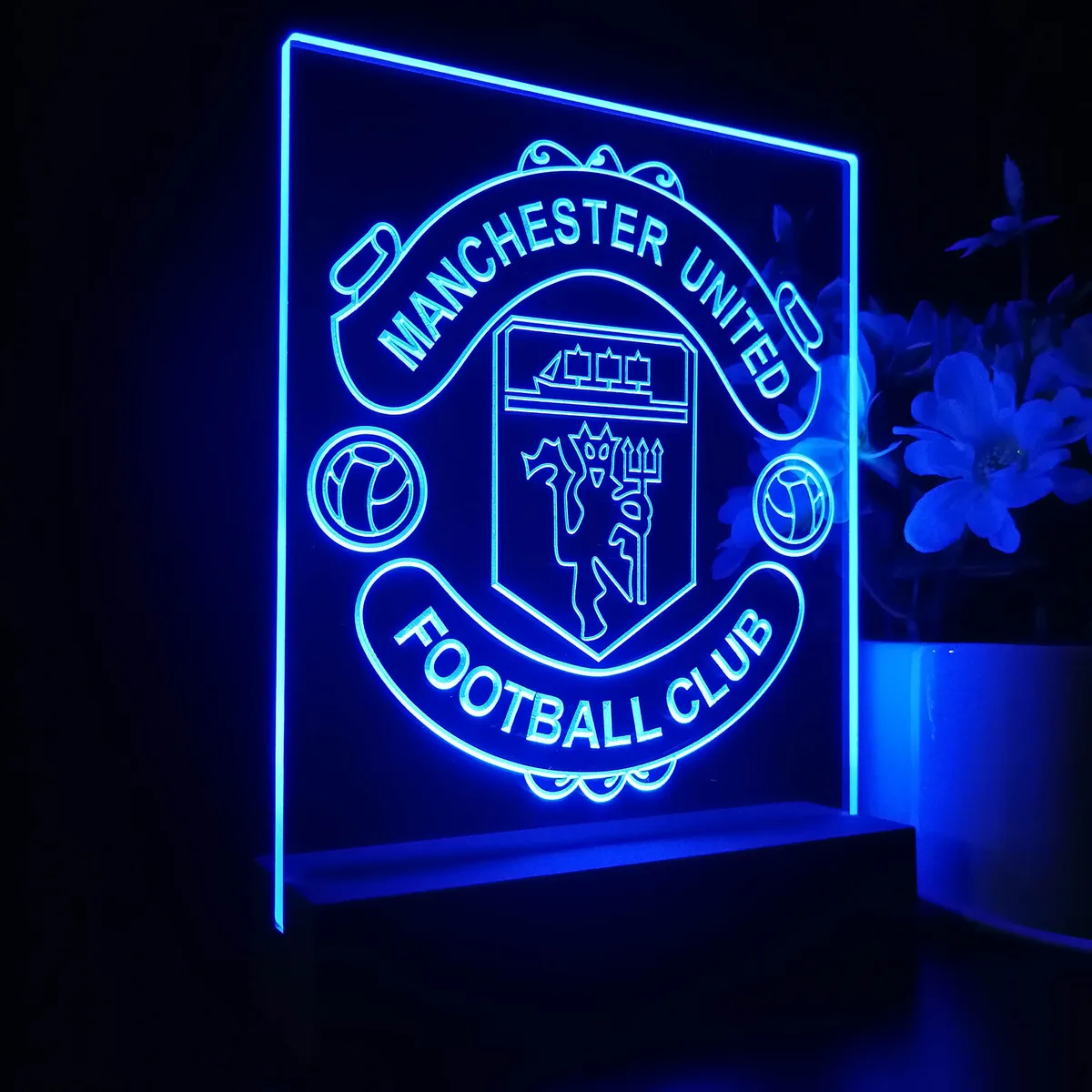 Manchester United Logo 1 LED Desk Light